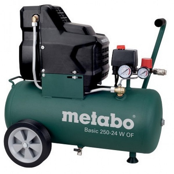 Kompresor BASIC 250-24 W OF METABO (bezuljni)